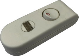 interBär 8093-108.01 Zsinórkapcsoló Fehér 1 x KI/BE 2 A 1 db