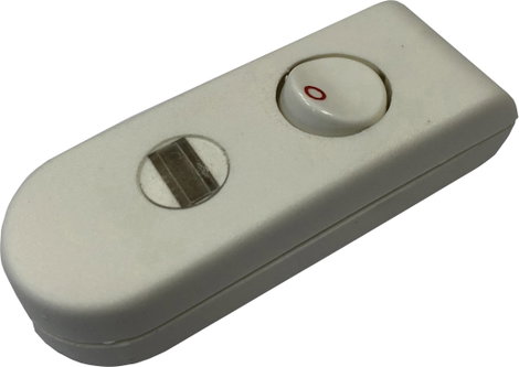 interBär 8093-108.01 Zsinórkapcsoló Fehér 1 x KI/BE 2 A 1 db