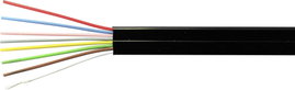Kash 70I024 Telefonkábel LiYY 8 x 0.12 mm² Fekete méteráru