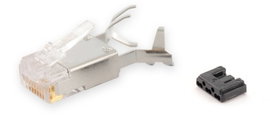RJ45 moduláris csatlakozó dugó, egyenes, CAT6, 8P8C, BEL Stewart Connectors SS-39200-010
