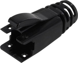 Törésgátló RJ45 csatlakozó dugóhoz, fekete, BEL Stewart Connectors 39200-872