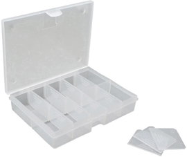 VISO Rendszerező doboz (H x Sz x Ma) 130 x 100 x 30 mm Rekeszek: 10 Tartalom, tartalmi egységek rend