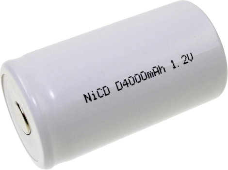 Mexcel D-D4000H Speciális akku Góliát (D) Magas hőmérséklet álló, Flat-top NiCd 1.2 V 4000 mAh