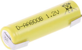 Mexcel -AA800B Speciális akku Ceruza (AA) U forrfül, Flat-top NiCd 1.2 V 800 mAh