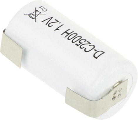 Mexcel D-C2500B Speciális akku baby (C típus) U forrfül, Flat-top NiCd 1.2 V 2500 mAh