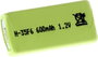 Mexcel HF600-3/5F Speciális akku Prizmatikus NiMH 1.2 V 550 mAh bélyegkép
