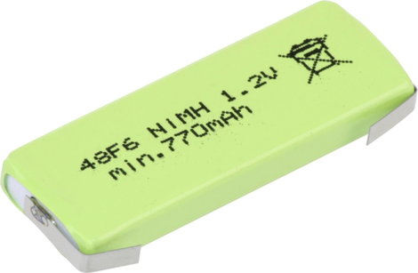 Mexcel HPE-F6-800 Speciális akku Prizmatikus U forrfül NiMH 1.2 V 770 mAh