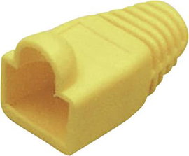 Törésgátló RJ45 csatlakozó dugóhoz, sárga, BKL Electronic 143060