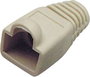 Törésgátló RJ45 csatlakozó dugóhoz, CAT6a, szürke, egyenes, BKL Electronic 143305 bélyegkép