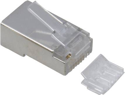 Törésgátló RJ45 csatlakozó dugóhoz, CAT6a, szürke, egyenes, BKL Electronic 143305 2. kép