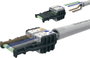 Telegärtner MFP8 RJ45 dugaszoló, szabadban is összeszerelhető J00026A2110 Dugó, egyenes 10 db 3. bélyegkép