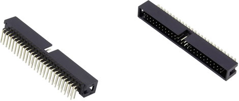 Connfly DS1013-34RSIB-B-0 Csatlakozó Raszterméret: 2.54 mm Pólusok száma: 34 Sorok száma: 2 1 db