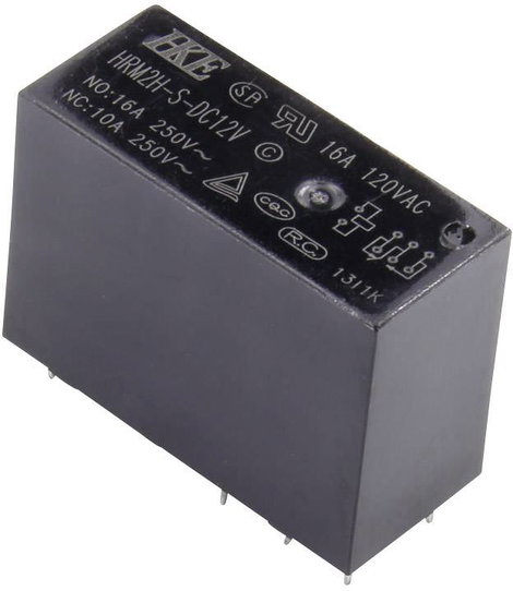 HKE HRM2H-S-DC12V-C Nyák relé 12 V/DC 16 A 1 váltó 1 db