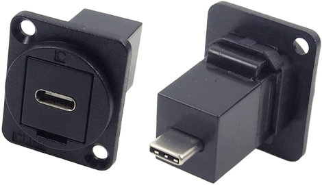 XLR adapter USB C aljzat és USB C csatlakozó Adapter, beépíthető CP30211X Cliff Tartalom: 1 db