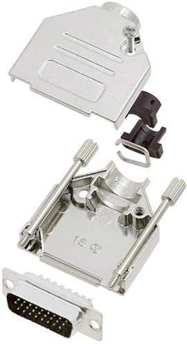 encitech DTCK15-HDP26-K 6355-0062-02 D-SUB tűs kapocsléc készlet 180 ° Pólusszám: 26 Forrasztókehely