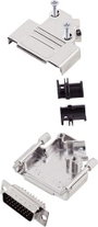 encitech D45ZK15-HDP26-K 6355-0013-02 D-SUB tűs kapocsléc készlet 45 ° Pólusszám: 26 Forrasztókehely bélyegkép