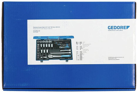 Gedore Dugókulcs készlet 50 részes 6157490 5. kép