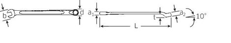 Stahlwille 40102727 14 27 Racsnis csavarkulcs 27 mm 2. kép