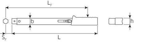 Stahlwille 730/12 50184012 Nyomatékkulcs Bedugaszolós szerszámokhoz 25 - 130 Nm 5. kép
