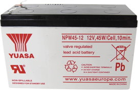 Yuasa NPW45-12 Ólomakku 12 V 8.5 Ah Ólom-vlies (AGM) (Sz x Ma x Mé) 151 x 97.5 x 65 mm 6,35 mm-es la