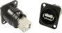 XLR adapter USB A aljzat az USB B-hez Adapter, beépíthető CP30114 Cliff Tartalom: 1 db bélyegkép
