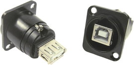 XLR adapter USB A aljzat az USB B-hez Adapter, beépíthető CP30115 Cliff Tartalom: 1 db