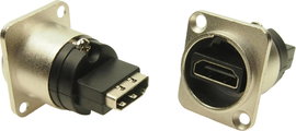 XLR adapter HDMI A aljzat a HDMI A-hoz Adapter, beépíthető CP30116 Cliff Tartalom: 1 db