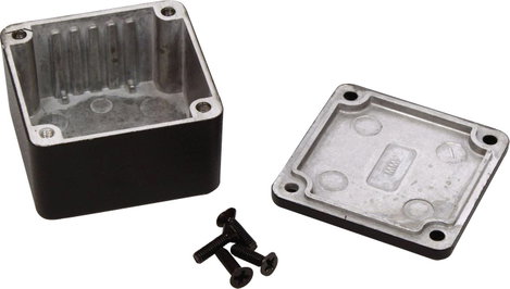 Hammond Electronics 1590MMBK Univerzális műszerdobozok Alumínium Fekete 1 db 2. kép