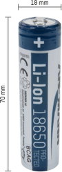 Ansmann 18650 9,36 Wh Speciális akku 18650 Lítiumion 3.7 V 2600 mAh 6. bélyegkép