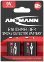 Ansmann Rauchmelderbatterie 9V-os elem Alkáli mangán 9 V 2 db 4. bélyegkép