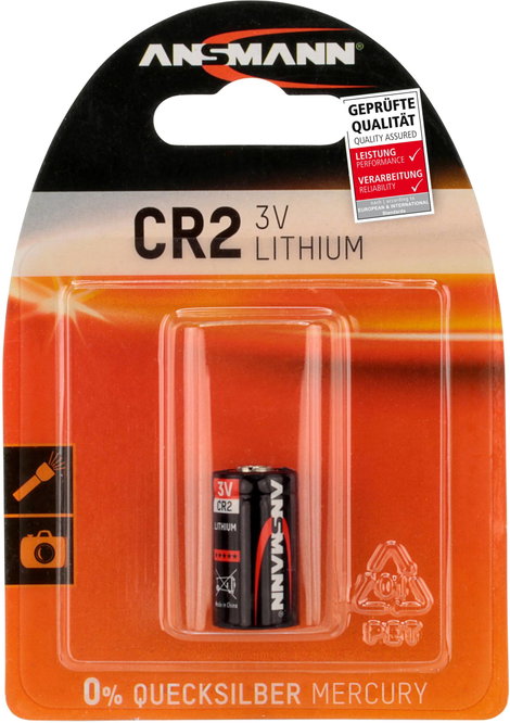 Ansmann CR2 CR 2 Fotóelem Lítium 750 mAh 3 V 1 db 2. kép