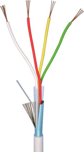 ELAN 70I138 Riasztóvezeték LiYY 4 x 0.22 mm² Fehér 10 m