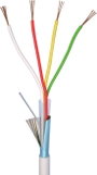 ELAN 70I139 Riasztóvezeték LiYY 4 x 0.22 mm² Fehér 20 m bélyegkép