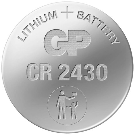 GP Batteries Gombelem CR 2430 3 V 2 db 300 mAh Lítium GPCR2430STD411C2 2. kép