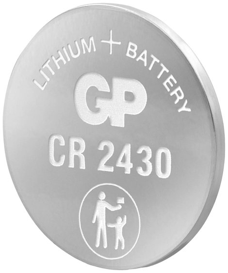 GP Batteries Gombelem CR 2430 3 V 2 db 300 mAh Lítium GPCR2430STD411C2 6. kép