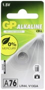 GP Batteries Gombelem LR 44 1.5 V 1 db 110 mAh Alkáli mangán GP76ASTD967C1 2. bélyegkép