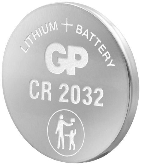 GP Batteries Gombelem CR 2032 3 V 5 db 220 mAh Lítium GPCR2032STD147C5 5. kép