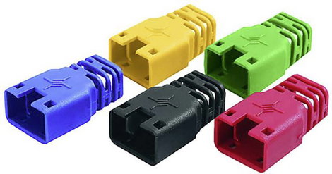 Telegärtner Kopásvédő hüvely, kábelátmérő 6 mm B00081A0031 Törésgátló hüvely Fekete 1 db