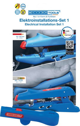 WEICON 52881001 Kábel csupaszoló készlet Alkalmas Vezetékek PVC szigeteléssel 0.5 - 6.0 mm²