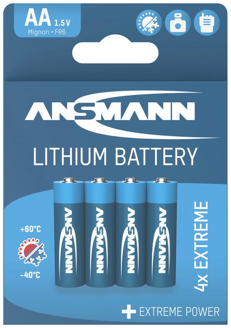 Ansmann Extreme Ceruzaelem Lítium 2850 mAh 1.5 V 4 db