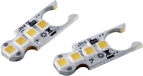 Lumitronix Lapos LED Melegfehér (H x Sz x Ma) 20.70 x 10 x 2.33 mm