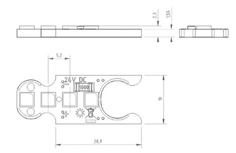 Lumitronix Lapos LED Melegfehér (H x Sz x Ma) 20.70 x 10 x 2.33 mm 4. kép
