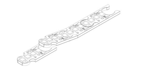 Lumitronix Lapos LED Melegfehér (H x Sz x Ma) 20.70 x 10 x 2.33 mm 5. kép