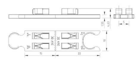 Lumitronix Lapos LED (H x Sz x Ma) 22 x 10 x 4.63 mm 6. kép