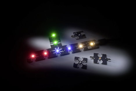 Lumitronix Lapos LED Melegfehér (H x Sz x Ma) 30.10 x 25 x 4.80 mm 2. kép