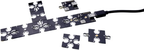 Lumitronix Lapos LED Melegfehér (H x Sz x Ma) 40.90 x 24.50 x 2.30 mm 5. kép