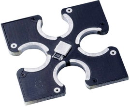 Lumitronix Lapos LED Melegfehér (H x Sz x Ma) 25 x 24.50 x 2.30 mm