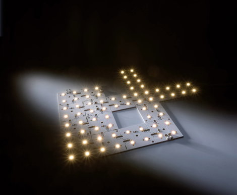 Lumitronix Lapos LED Melegfehér (H x Sz x Ma) 40 x 40 x 4.64 mm 2. kép