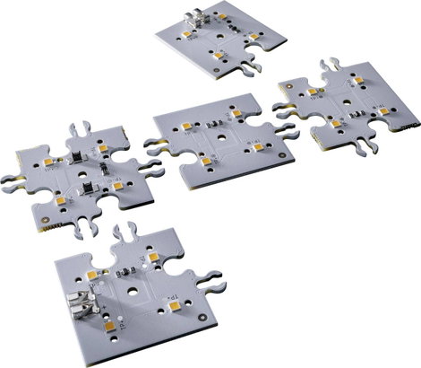 Lumitronix Lapos LED Melegfehér (H x Sz x Ma) 40 x 40 x 4.64 mm 4. kép