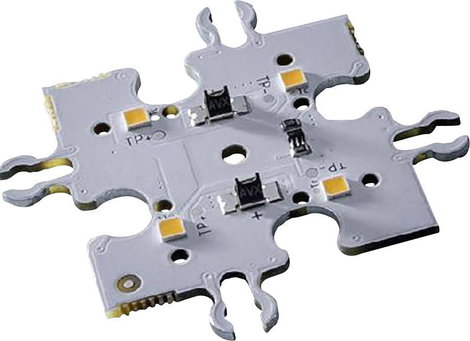 Lumitronix Lapos LED Melegfehér (H x Sz x Ma) 40 x 40 x 4.64 mm
